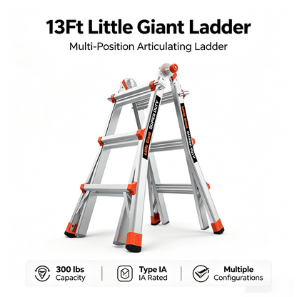 Velocity Articulating Ladder with Leg Levelers