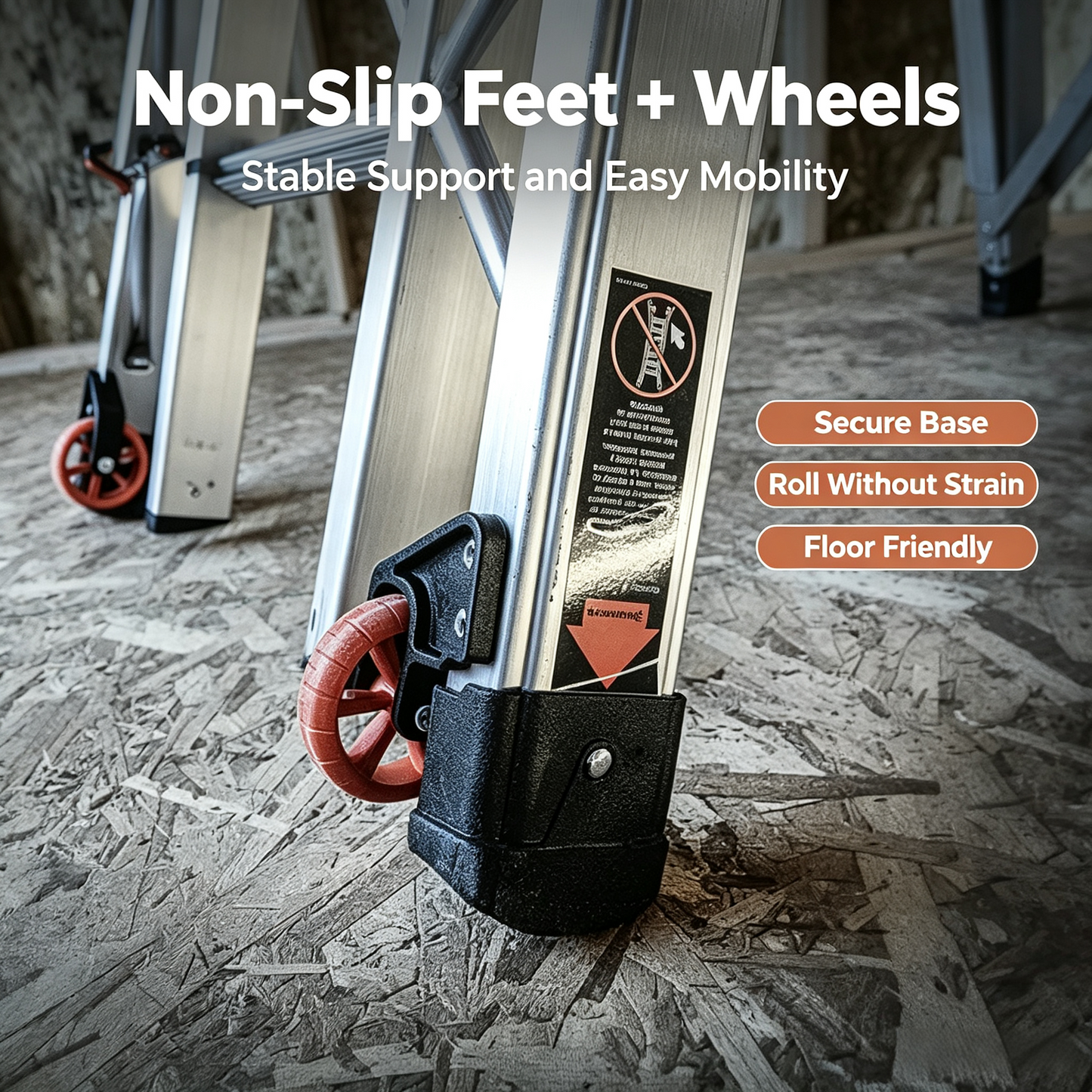 Velocity Articulating Ladder with Leg Levelers