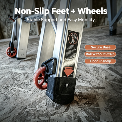 Velocity Articulating Ladder with Leg Levelers