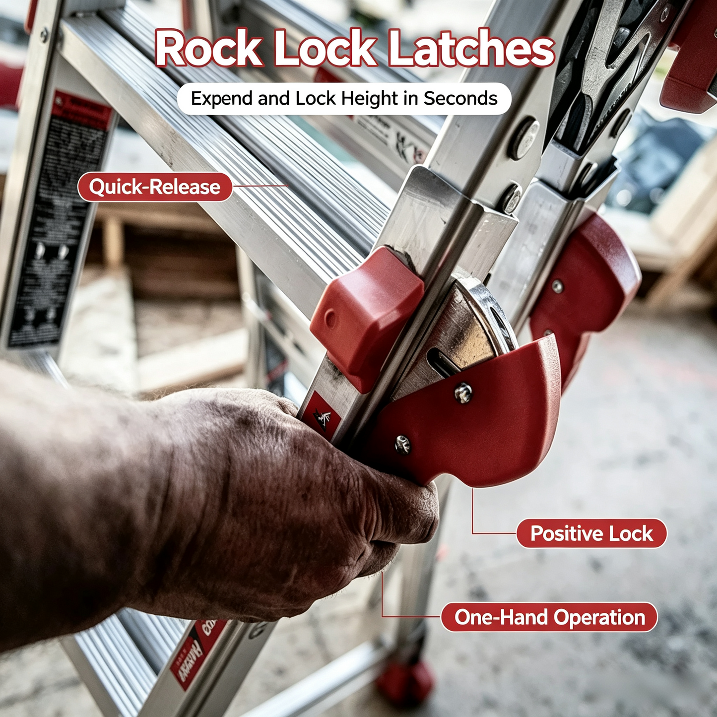 Velocity Articulating Ladder with Leg Levelers