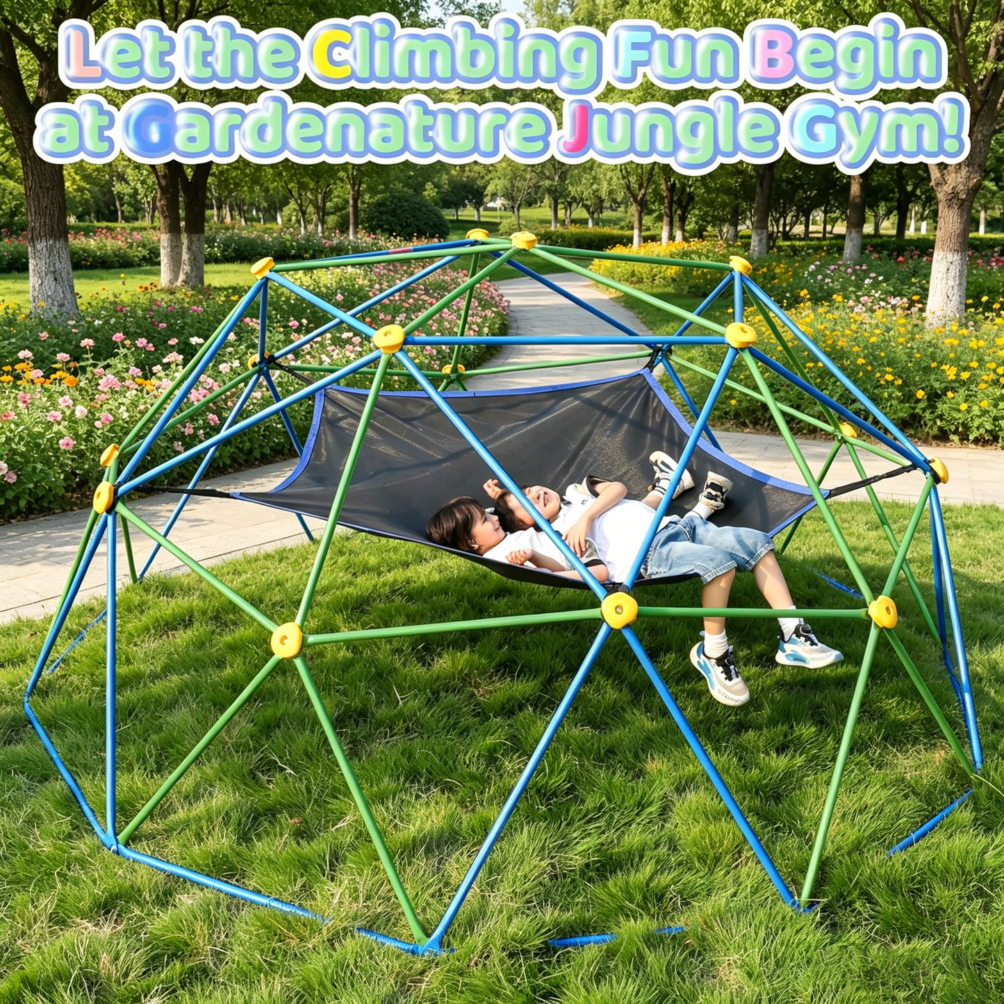 10FT Climbing Dome with Hammock