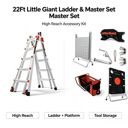 Velocity Articulating Ladder with Leg Levelers