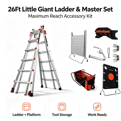 Velocity Articulating Ladder with Leg Levelers