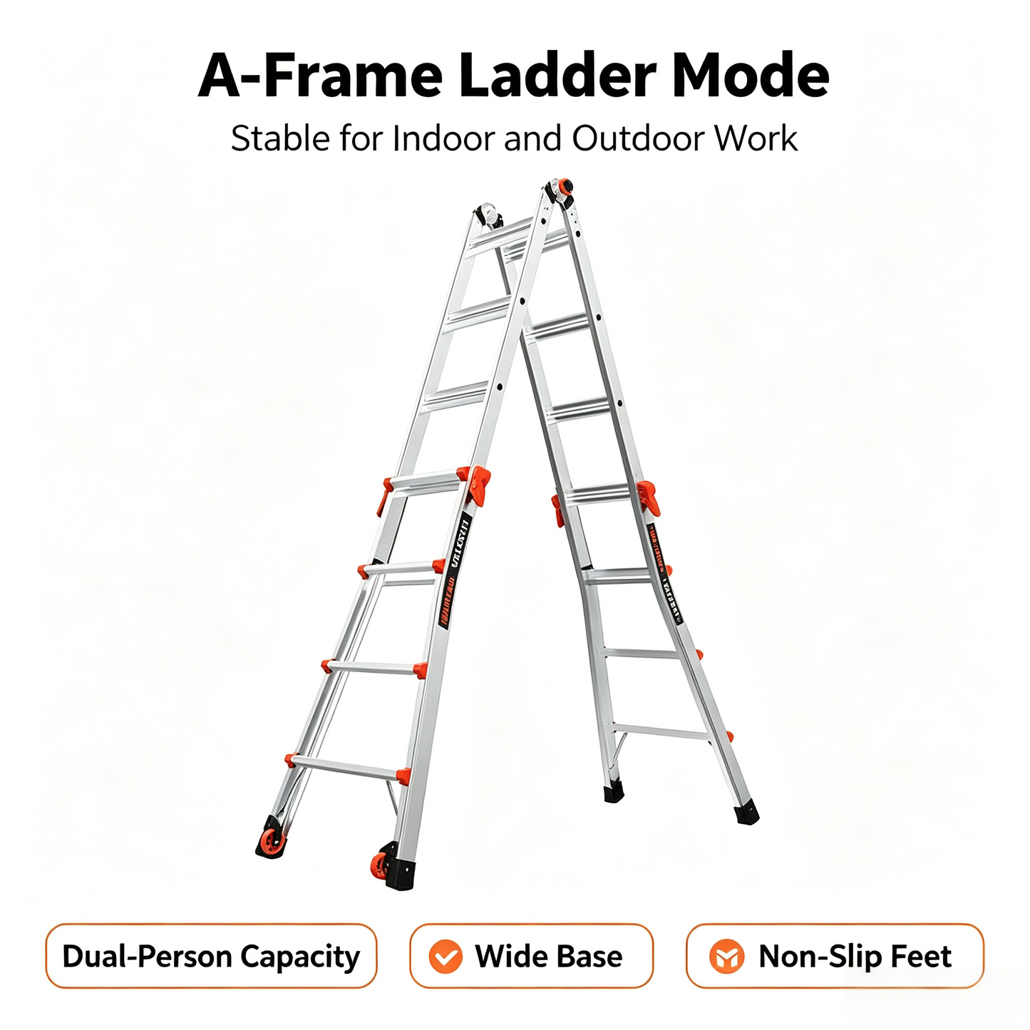 Velocity Articulating Ladder with Leg Levelers