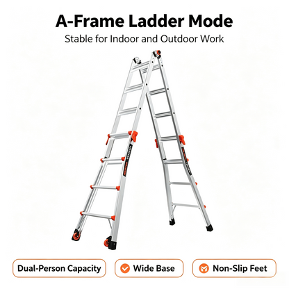 Velocity Articulating Ladder with Leg Levelers