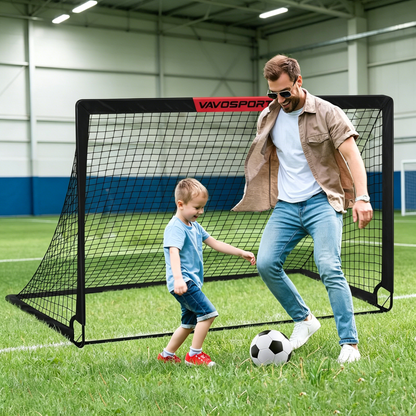 Soccer Goal, 2 of 6'x4' Kids Soccer Goals for Backyard Set