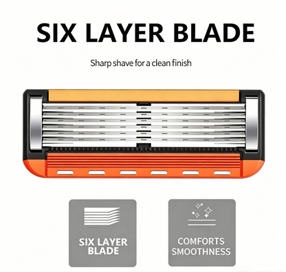 Premium Men Razor Kit with 24/48 Blade Cartridges