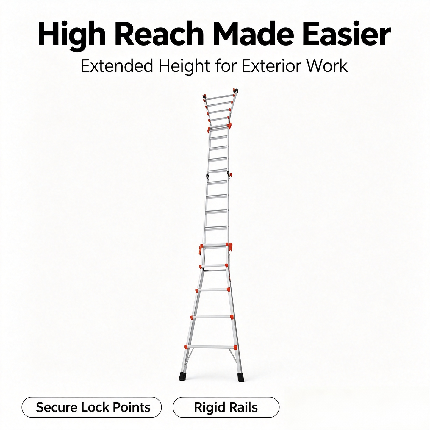 Velocity Articulating Ladder with Leg Levelers