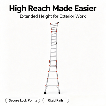 Velocity Articulating Ladder with Leg Levelers