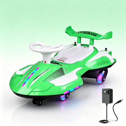 🎉Final Day Discount⏰️ 12V Electric Kids Ride-On Wiggle Car 🚚