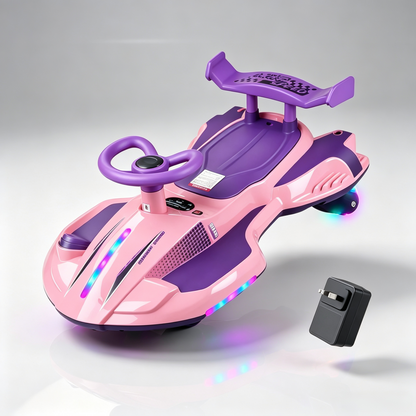 🎉Final Day Discount⏰️ 12V Electric Kids Ride-On Wiggle Car 🚚