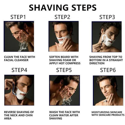 Premium Men Razor Kit with 24/48 Blade Cartridges