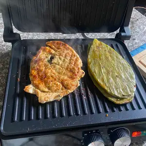Electric Multifunction Sandwich & Panini Maker, Nonstick Indoor Griddle Toastie Machine Equipped with Grease Tray, Kitchen Appliance