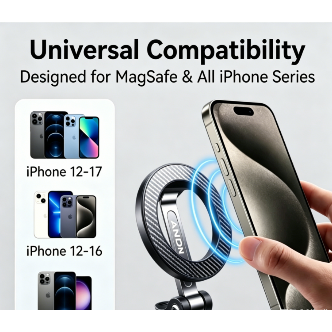Strong Suction MagSafe Car Holder | ANDERY