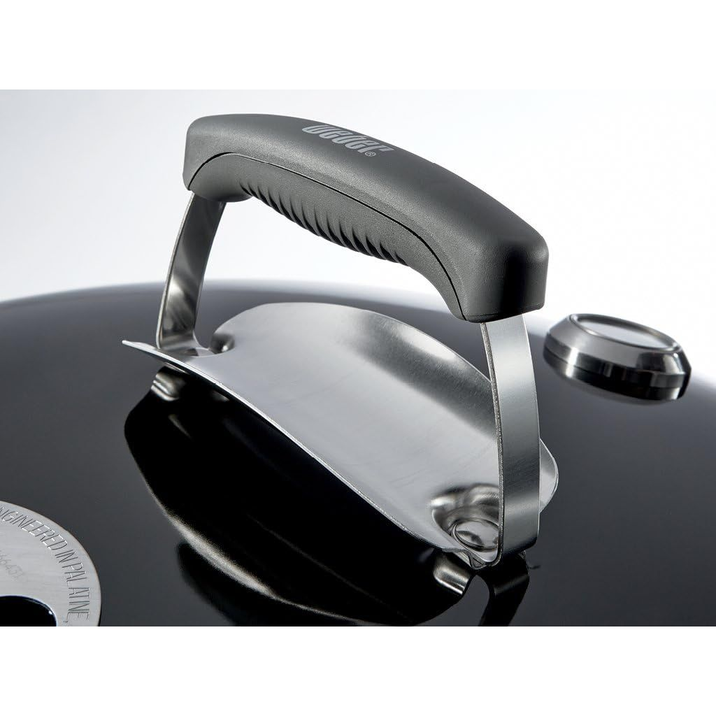 Original Kettle Premium Charcoal Grill, 22-Inch, Outdoor BBQ Grill with Built‑In Thermometer, Heat Control Dampers & One‑Touch™ Cleaning System