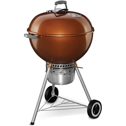 Original Kettle Premium Charcoal Grill, 22-Inch, Outdoor BBQ Grill with Built‑In Thermometer, Heat Control Dampers & One‑Touch™ Cleaning System