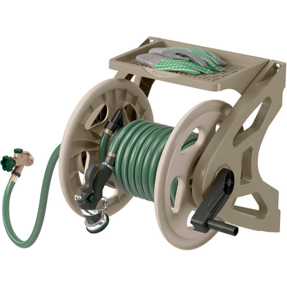 Slide Trak Garden Hose Handler Wall Mounted Hose Reel