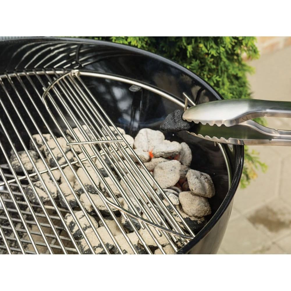 Original Kettle Premium Charcoal Grill, 22-Inch, Outdoor BBQ Grill with Built‑In Thermometer, Heat Control Dampers & One‑Touch™ Cleaning System