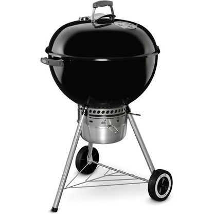 Original Kettle Premium Charcoal Grill, 22-Inch, Outdoor BBQ Grill with Built‑In Thermometer, Heat Control Dampers & One‑Touch™ Cleaning System